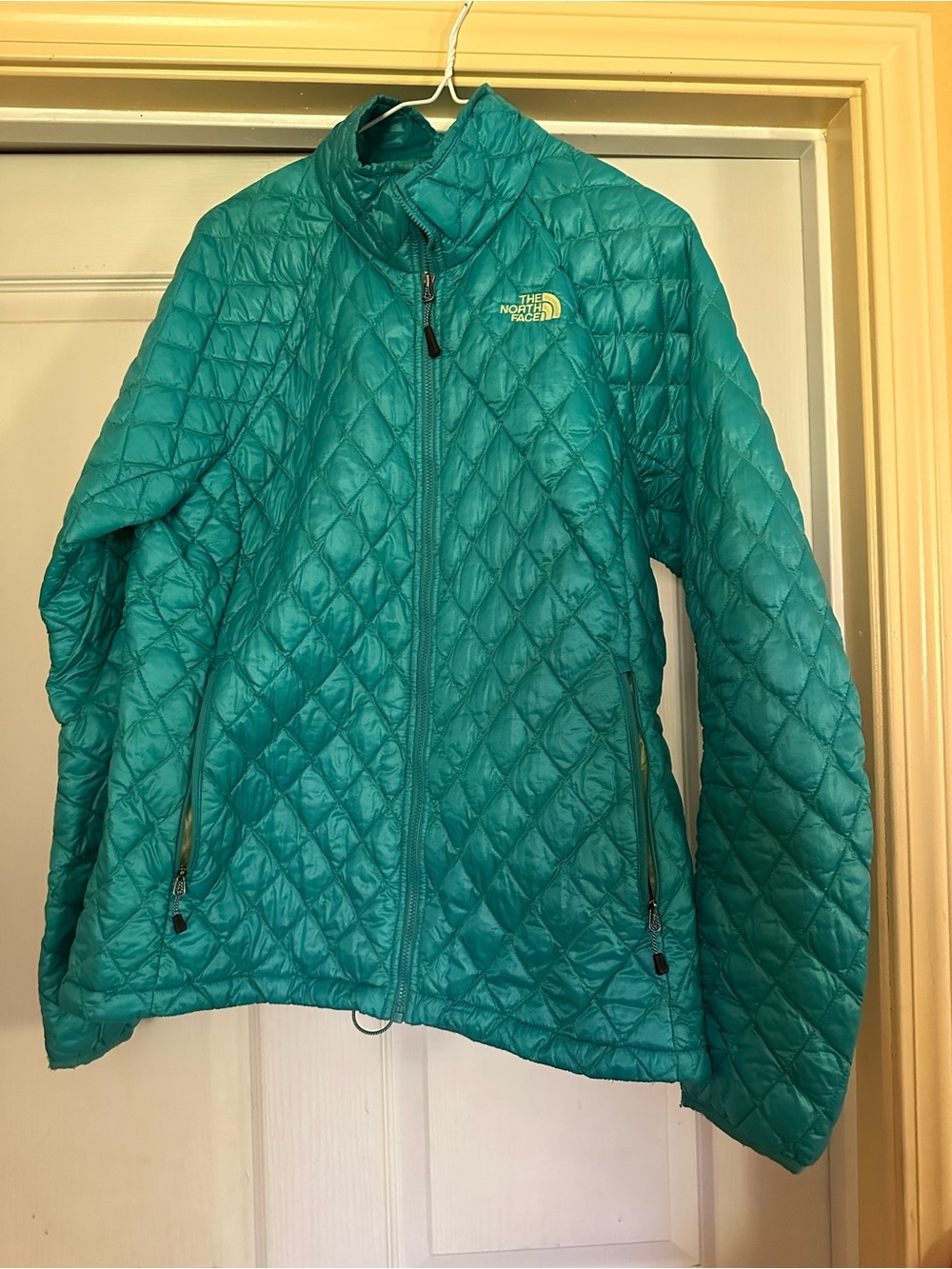 The North Face Teal Quilted Jacket thermoball